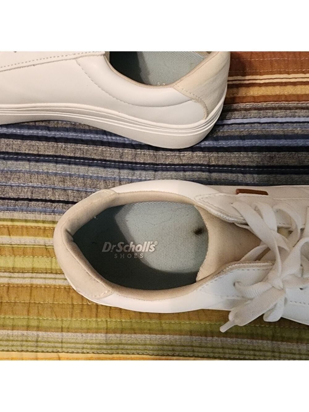 White Low-Top Sneakers - Picture 4 of 11